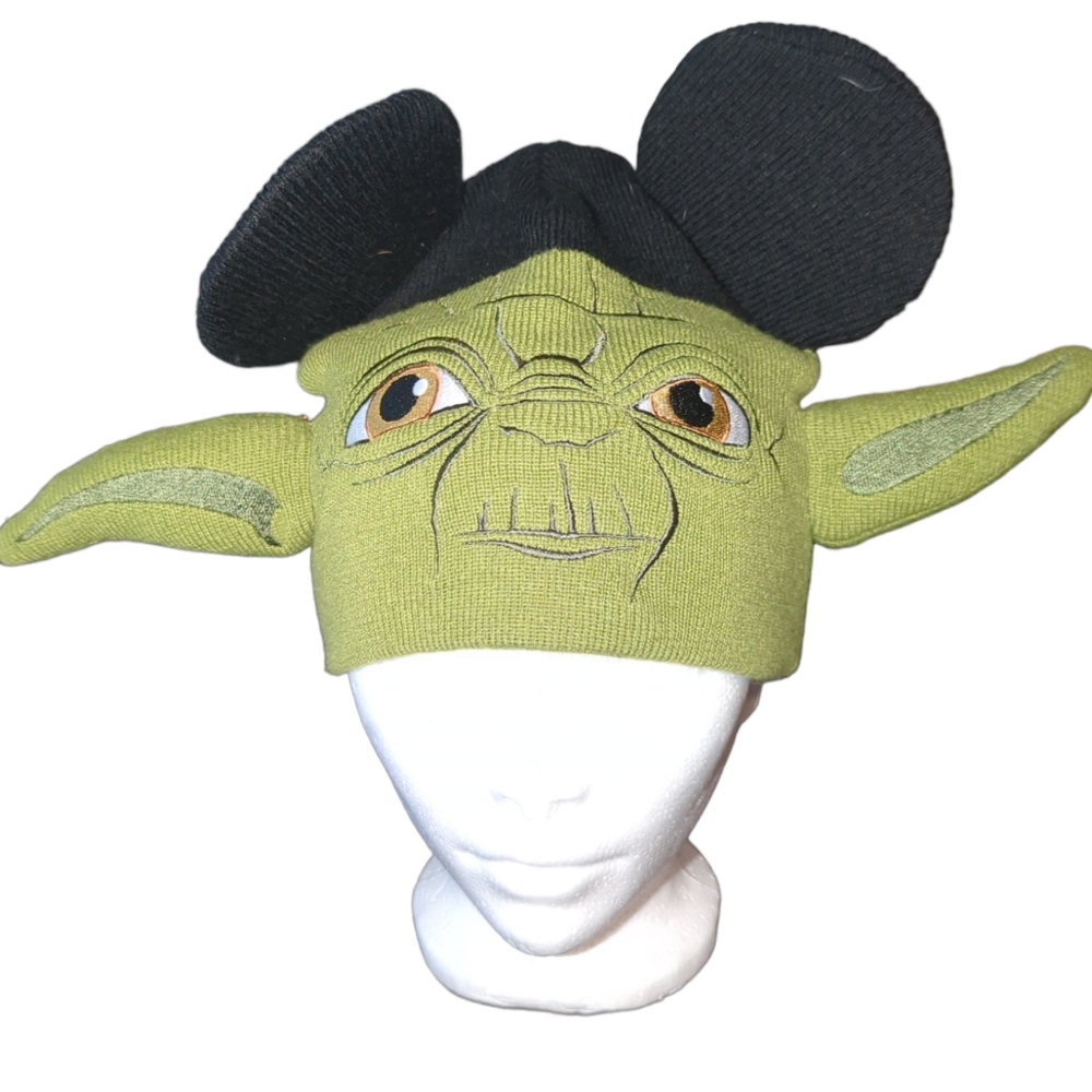 Disney Parks Yoda Beanie with Mickey Ears